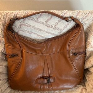 Perlina Brown w/ Leopard print interior Bag